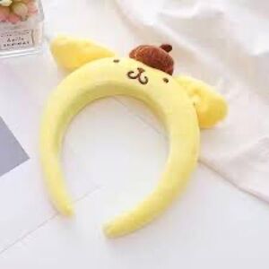 Sanrio Yellow Headband with Brown Detail